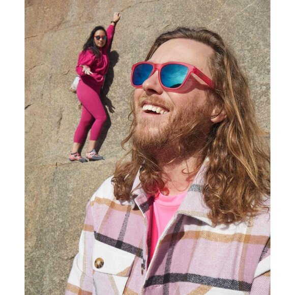 Flamingos On A Booze Cruise Sunglasses - Picture 2 of 5